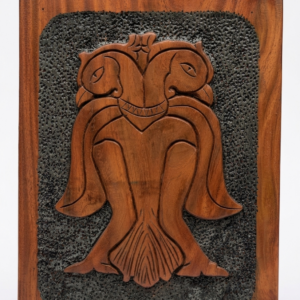 Twin Bird Wall Art Panel
